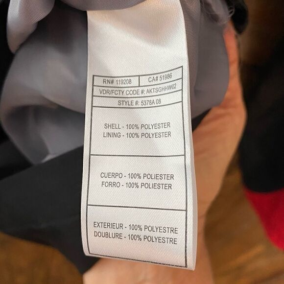 RBK Sz L Black Red Chicago Indian Logo Blackhawks Hockey Windbreaker Jacket - Picture 12 of 12